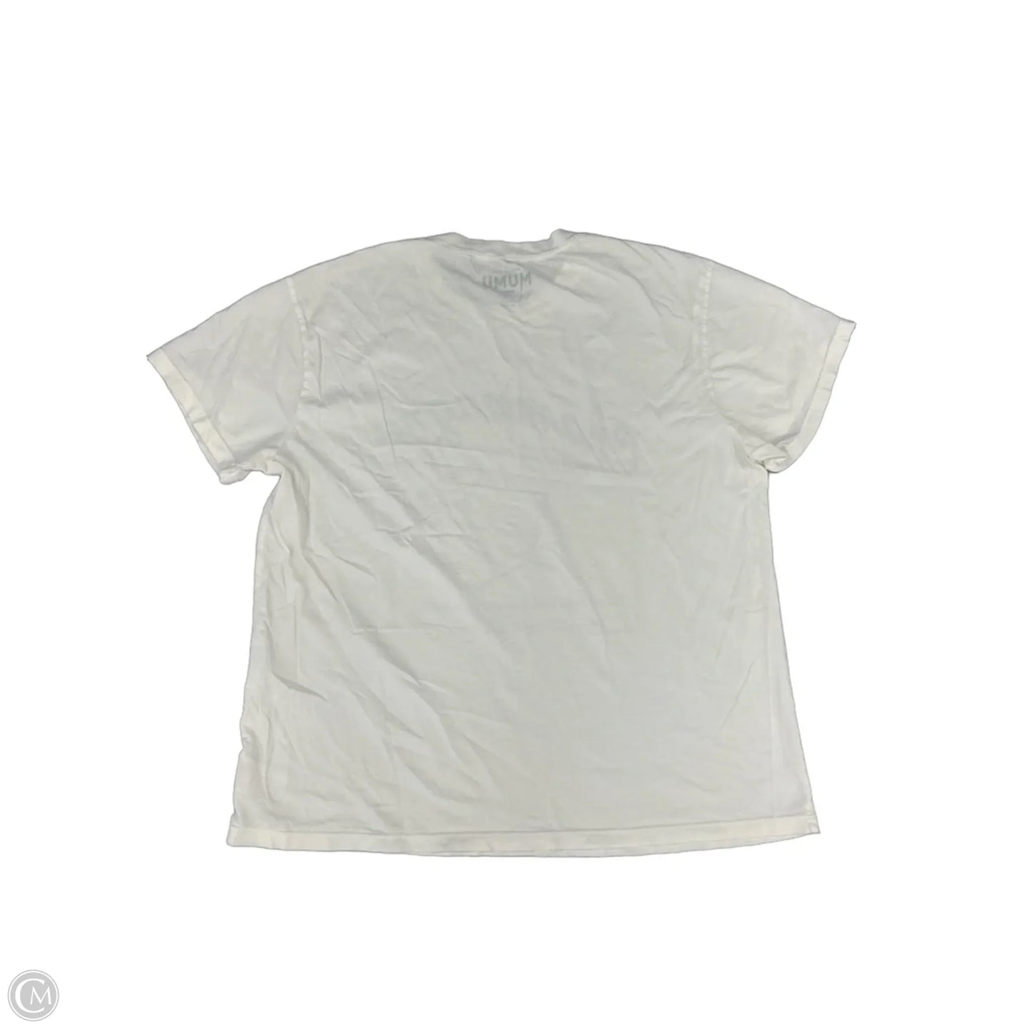 Top Short Sleeve By Mumu In Ivory, Size: S