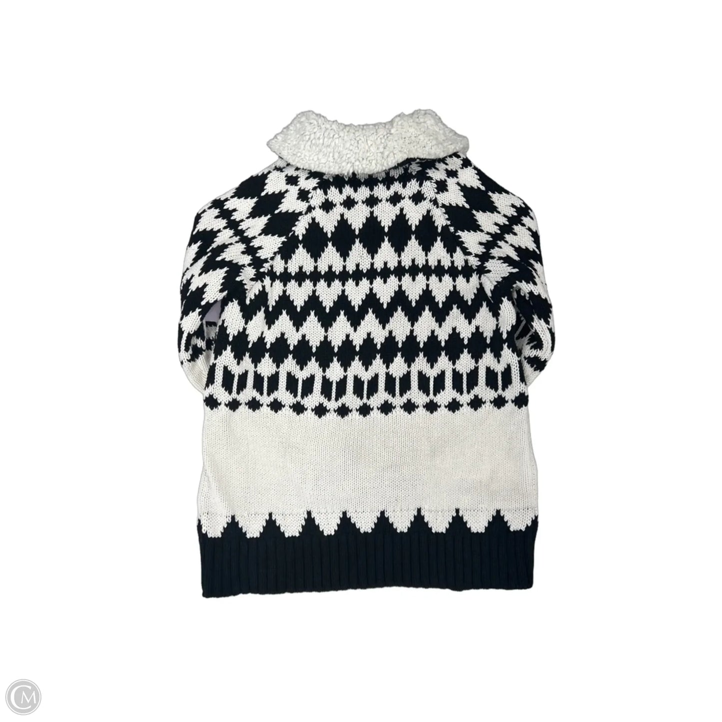 Sweater By Mumu In Black & White, Size: S