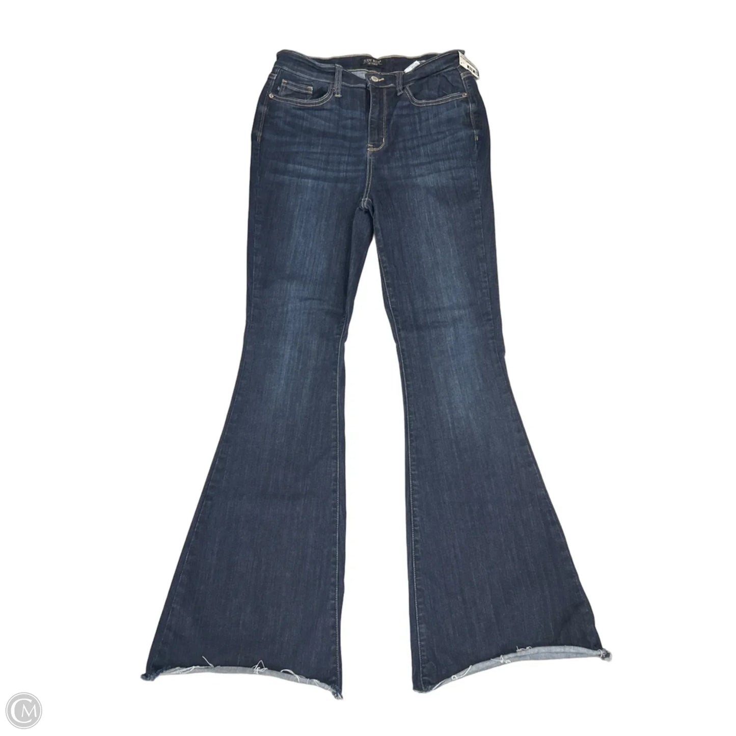Jeans Flared By Judy Blue In Blue Denim, Size: 10