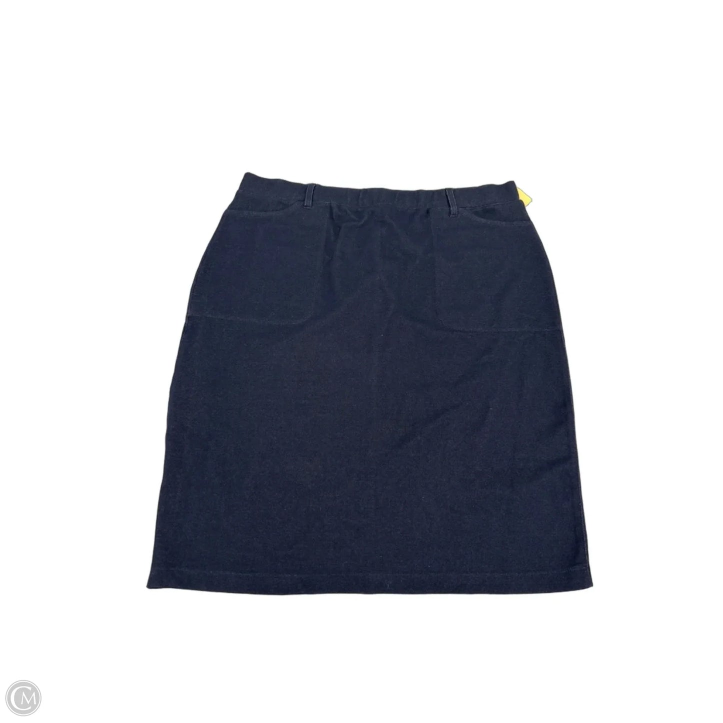 Skirt Midi By Calvin Klein In Blue, Size: L