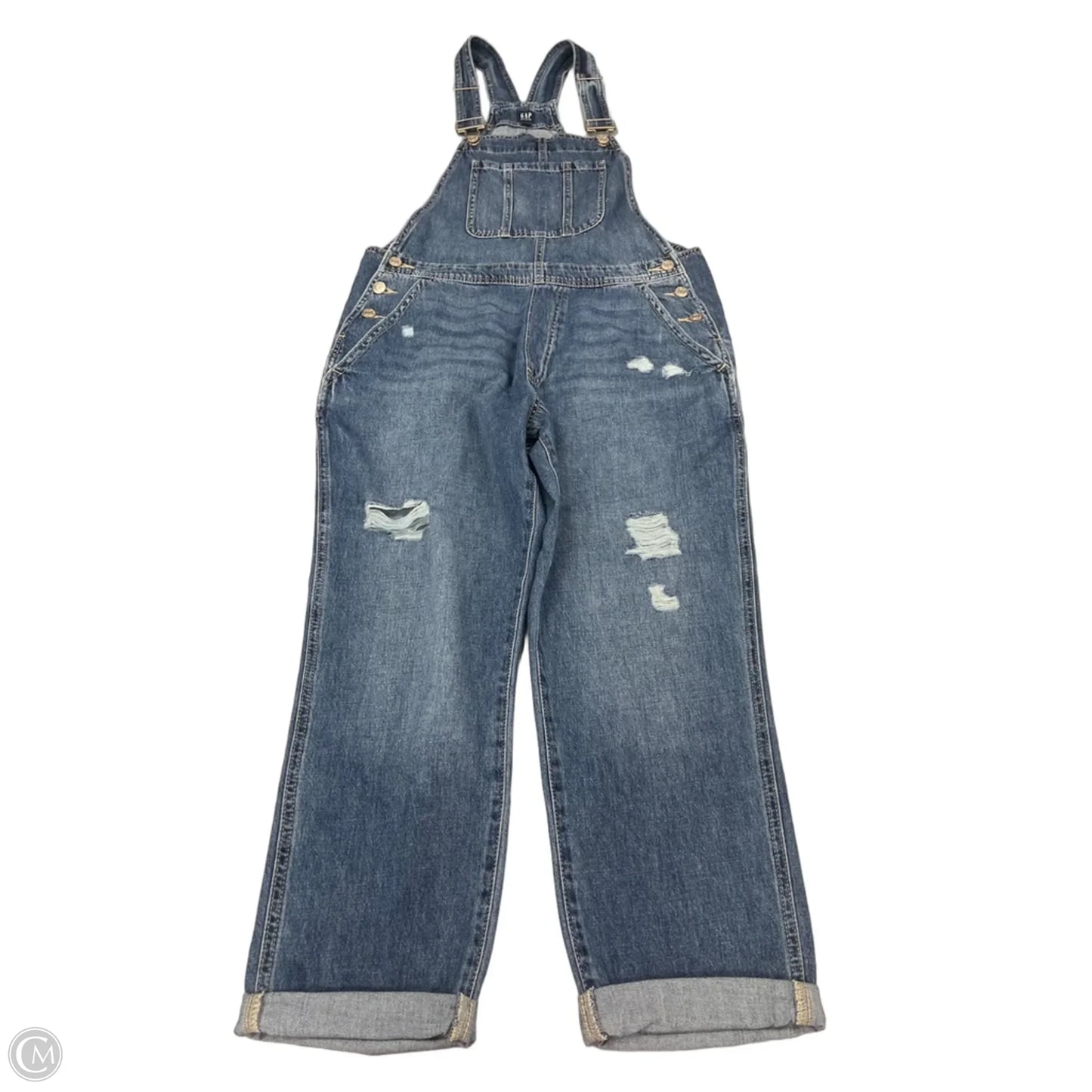 Overalls By Gap In Blue Denim, Size: M