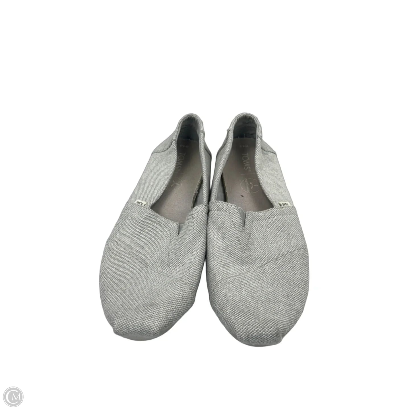 Shoes Flats By Toms In Grey, Size: 8.5