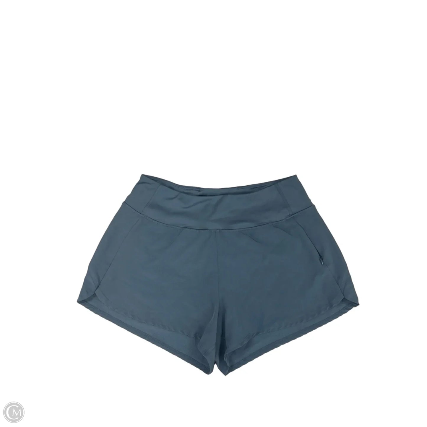 Athletic Shorts By Yogalicious In Blue, Size: L