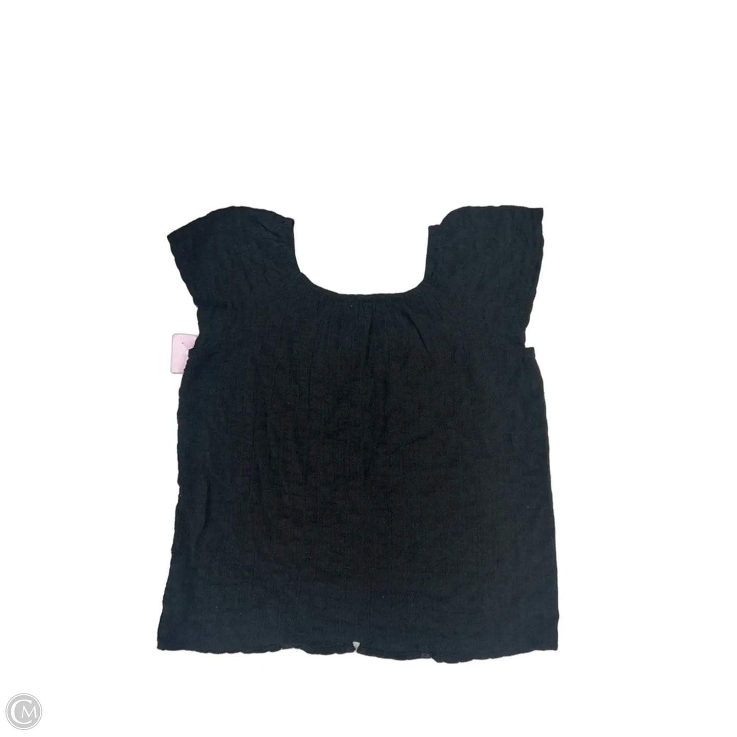 Top Short Sleeve By Rewind In Black, Size: Xl