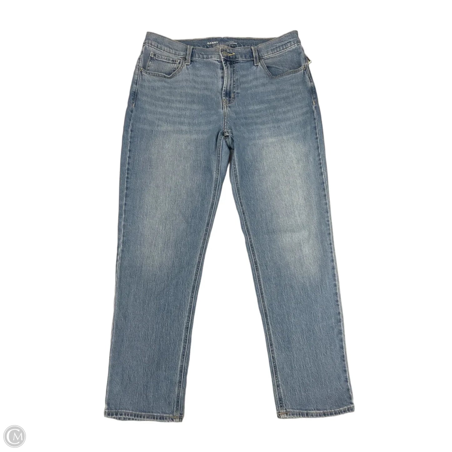 Jeans Boyfriend By Old Navy In Blue Denim, Size: 12