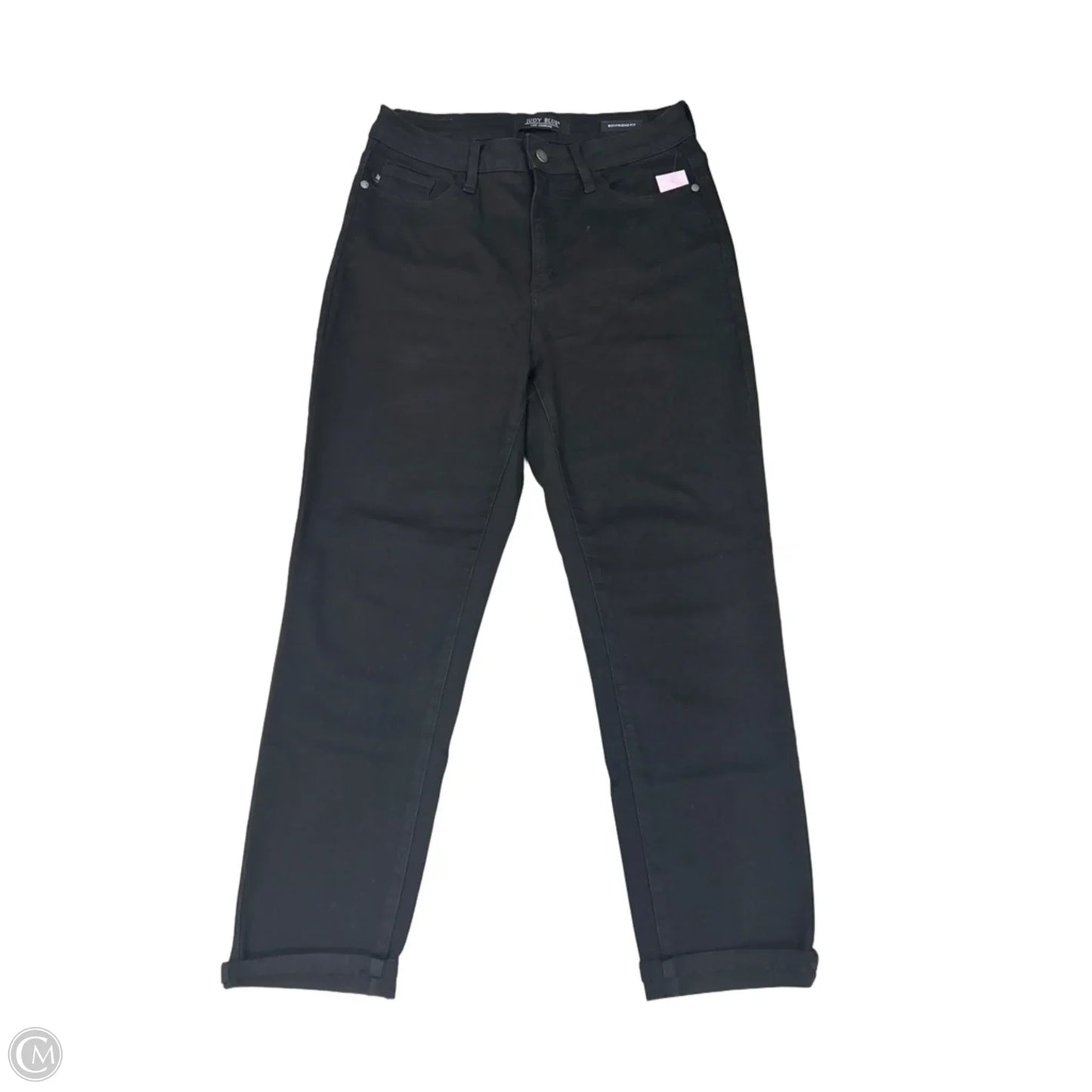 Jeans Boyfriend By Judy Blue In Black Denim, Size: 8