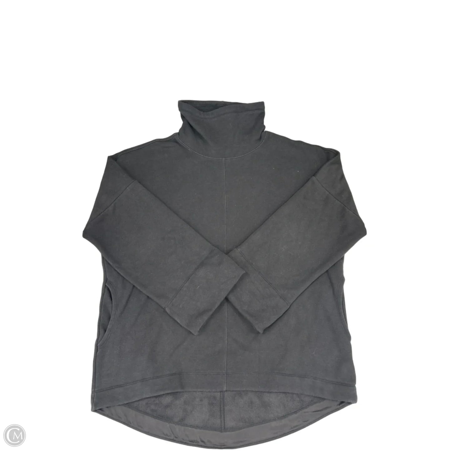 Sweatshirt Collar By Athleta In Black, Size: L
