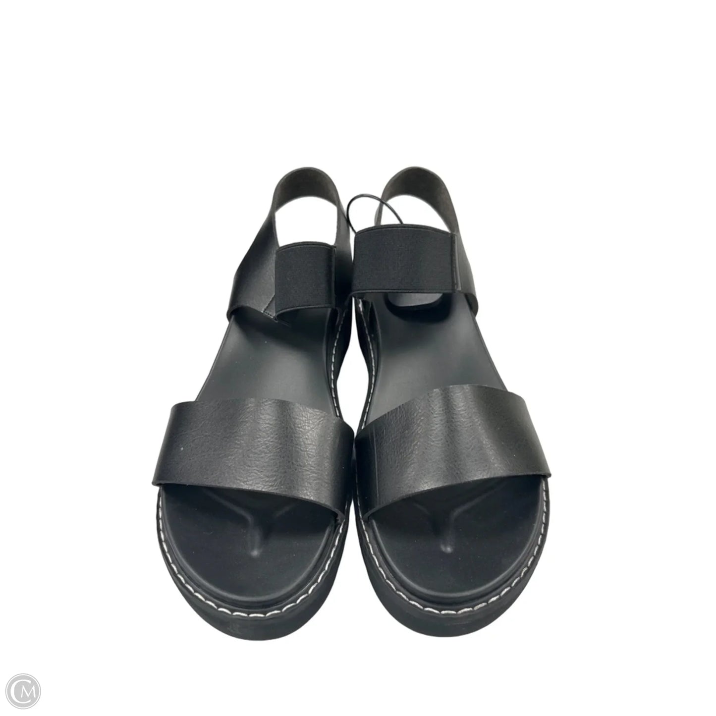 Sandals Heels Wedge By Limelight In Black, Size: 10