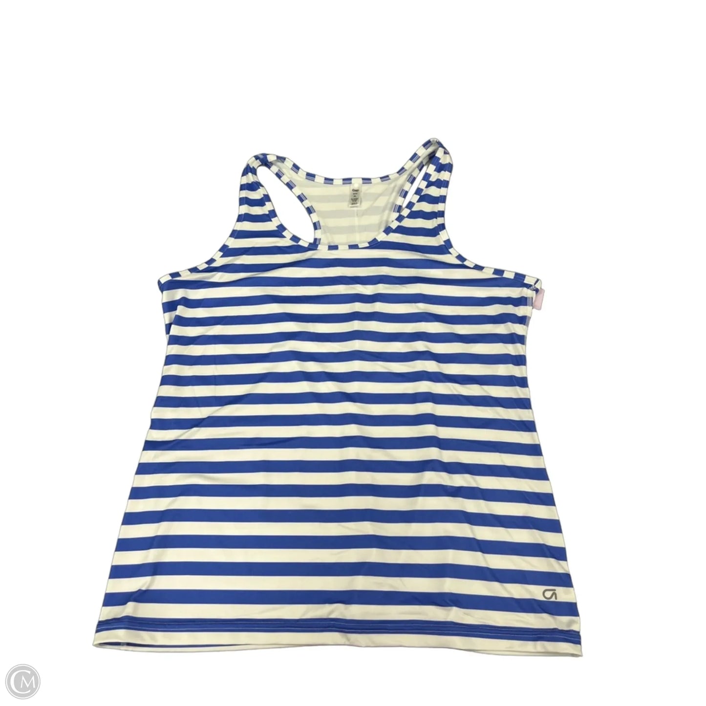 Tank Top By Gap In Blue & White, Size: Xl