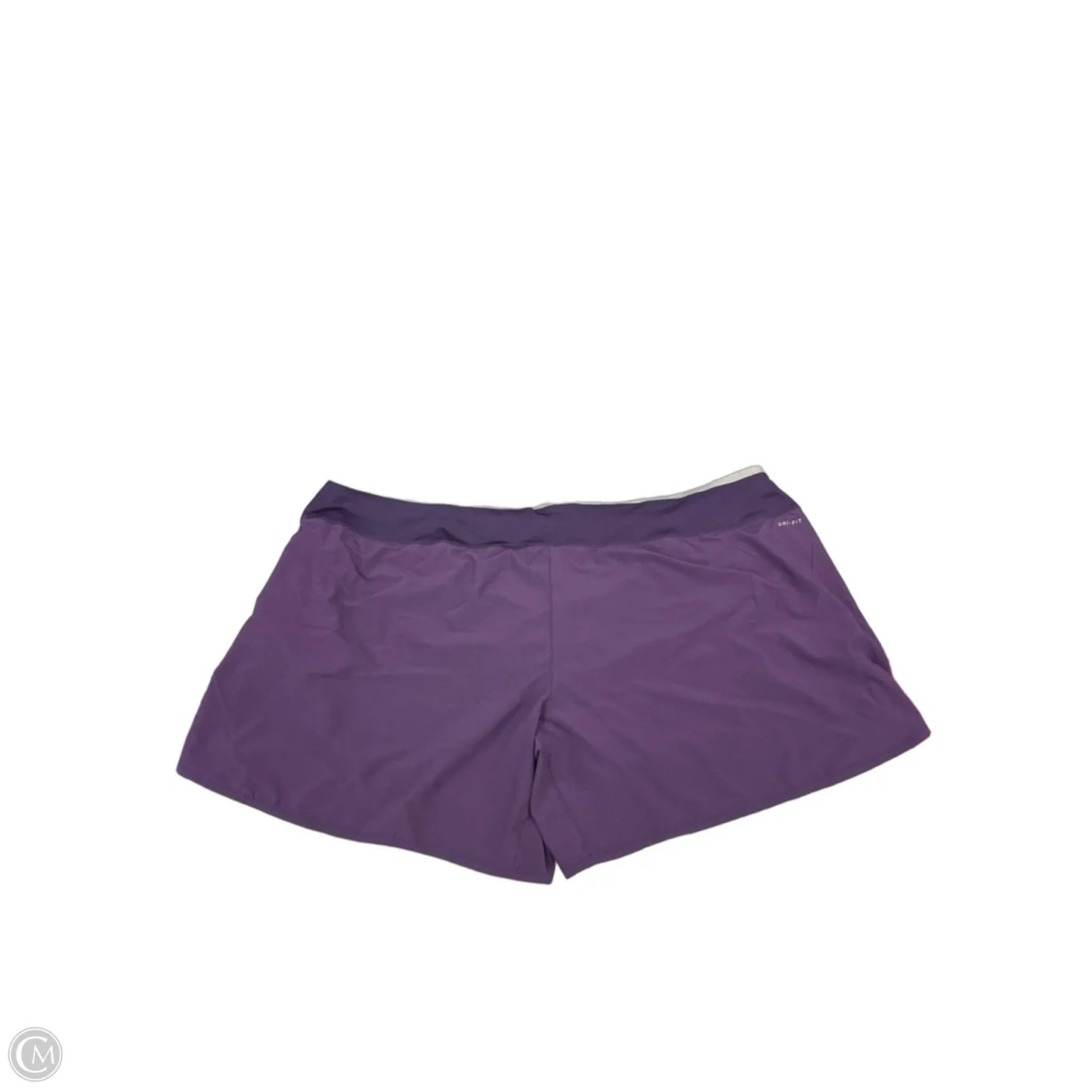 Athletic Shorts By Nike In Purple, Size: 3x