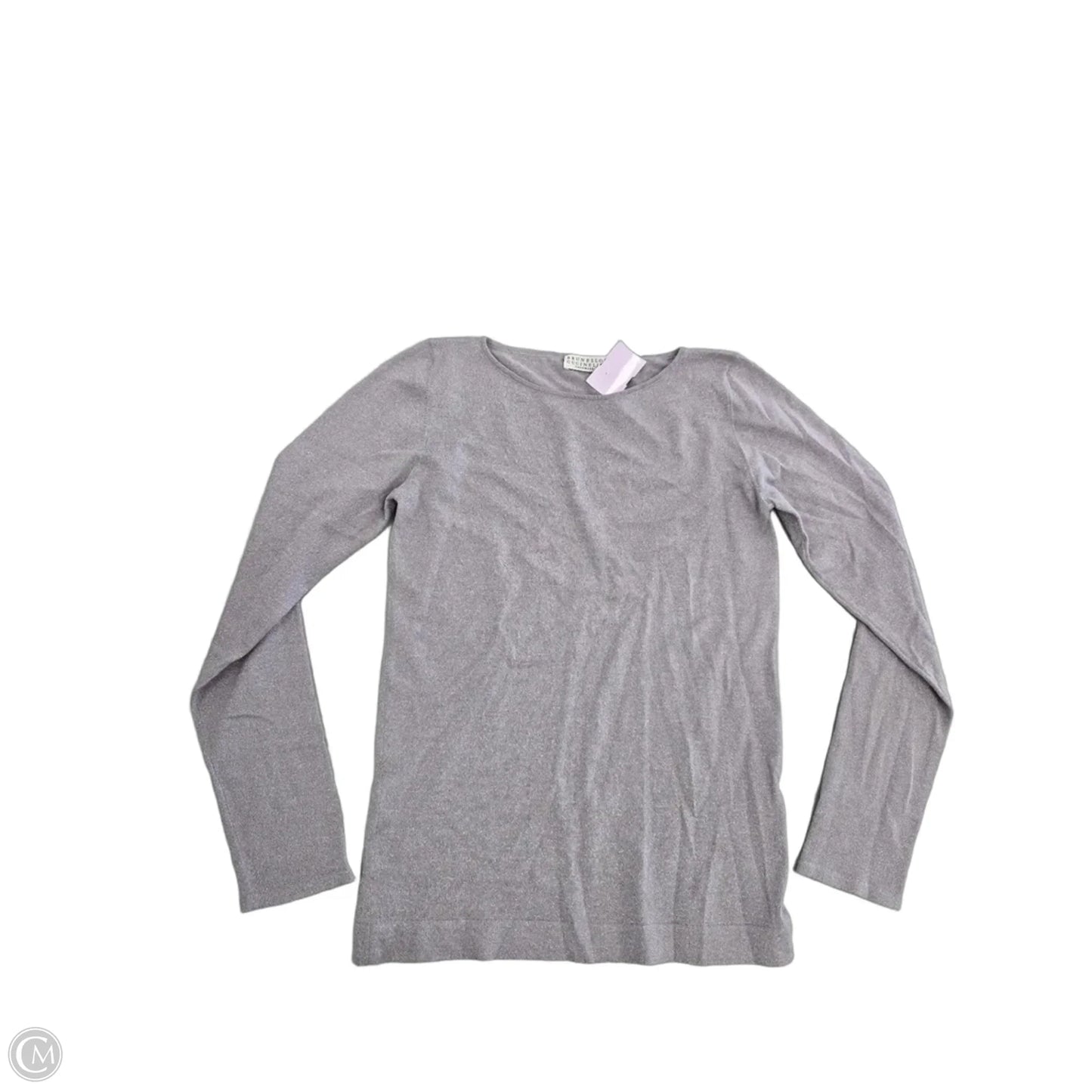 Top Long Sleeve Designer By Brunello Cucinelli In Purple, Size: Xs