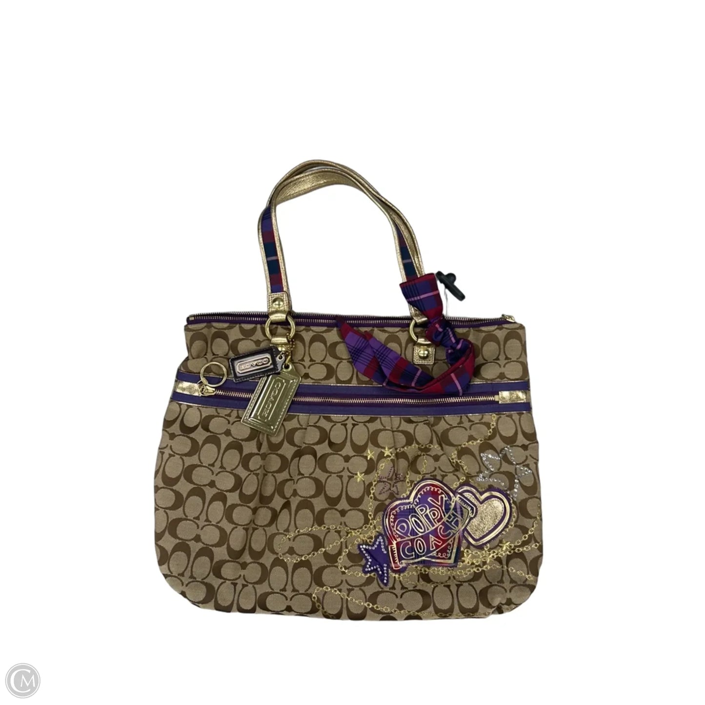Handbag Designer By Coach, Size: Large