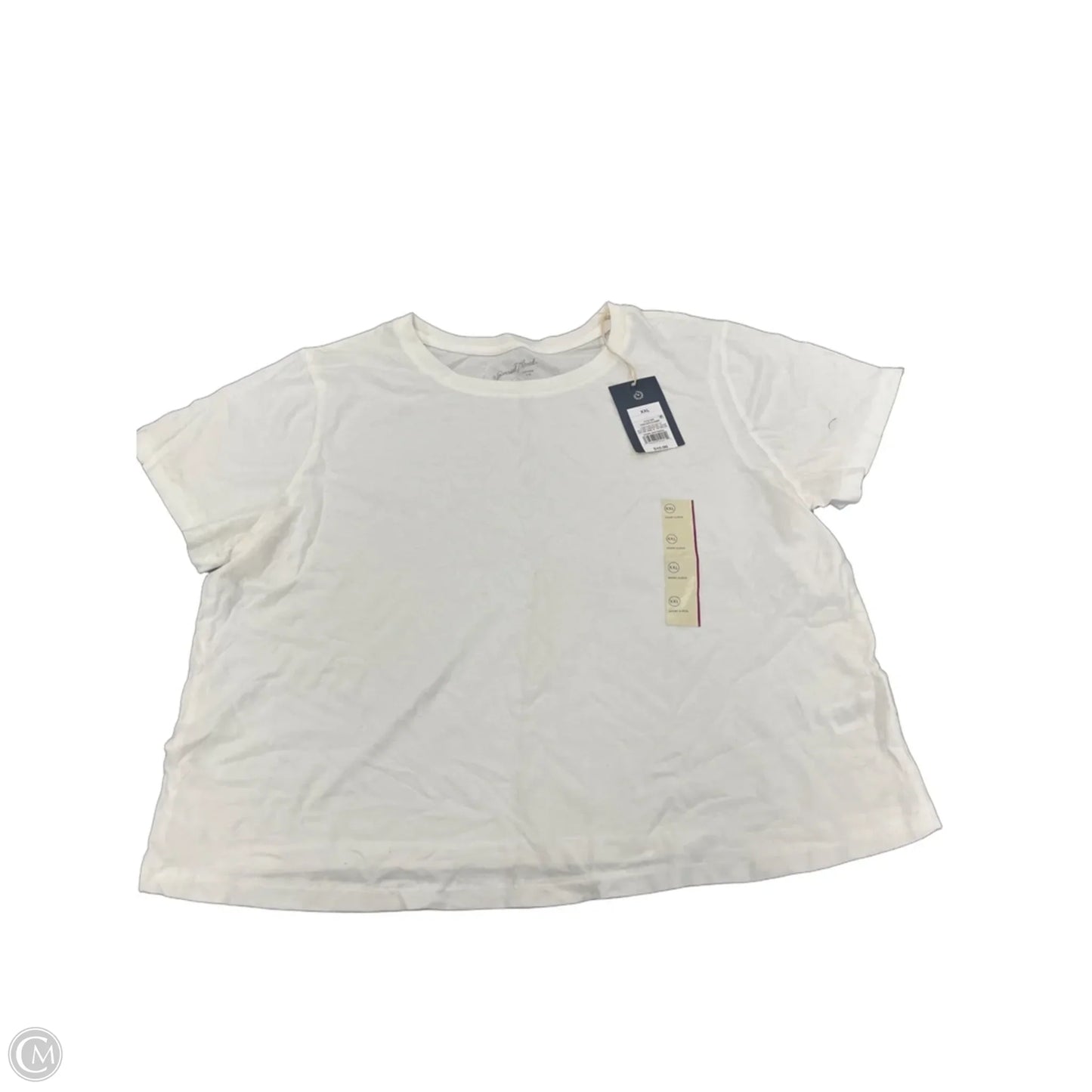 Top Short Sleeve By Universal Thread In White, Size: Xxl