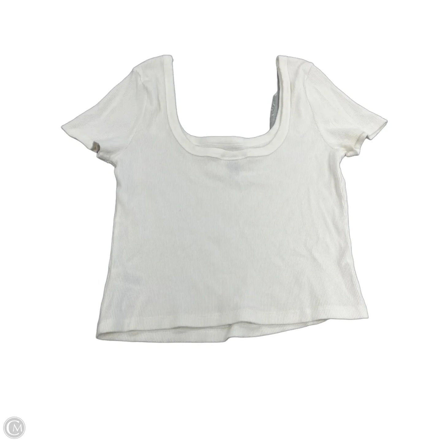 Top Short Sleeve By Universal Thread In Cream, Size: L