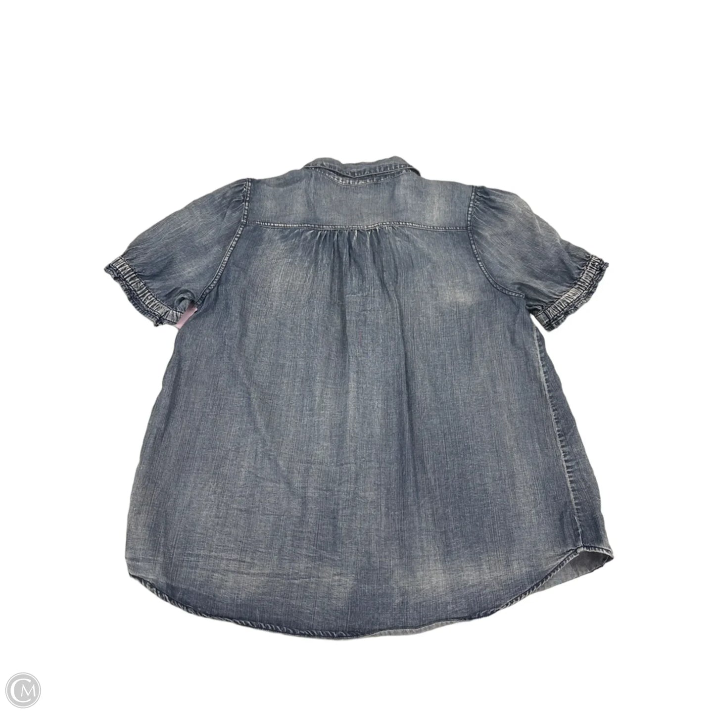 Top Short Sleeve By Mittoshop In Blue, Size: M