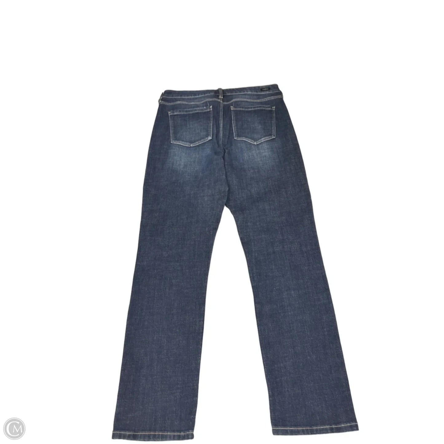 Jeans Straight By Liverpool In Blue Denim, Size: 14