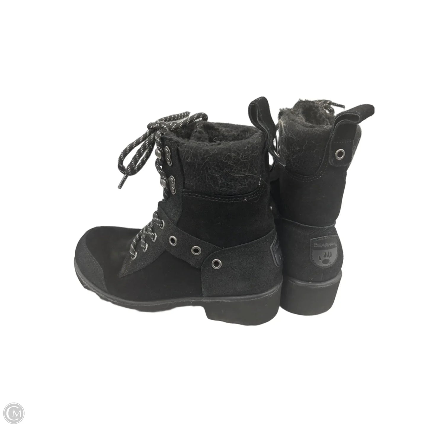 Boots Ankle Heels By Bearpaw In Black, Size: 7