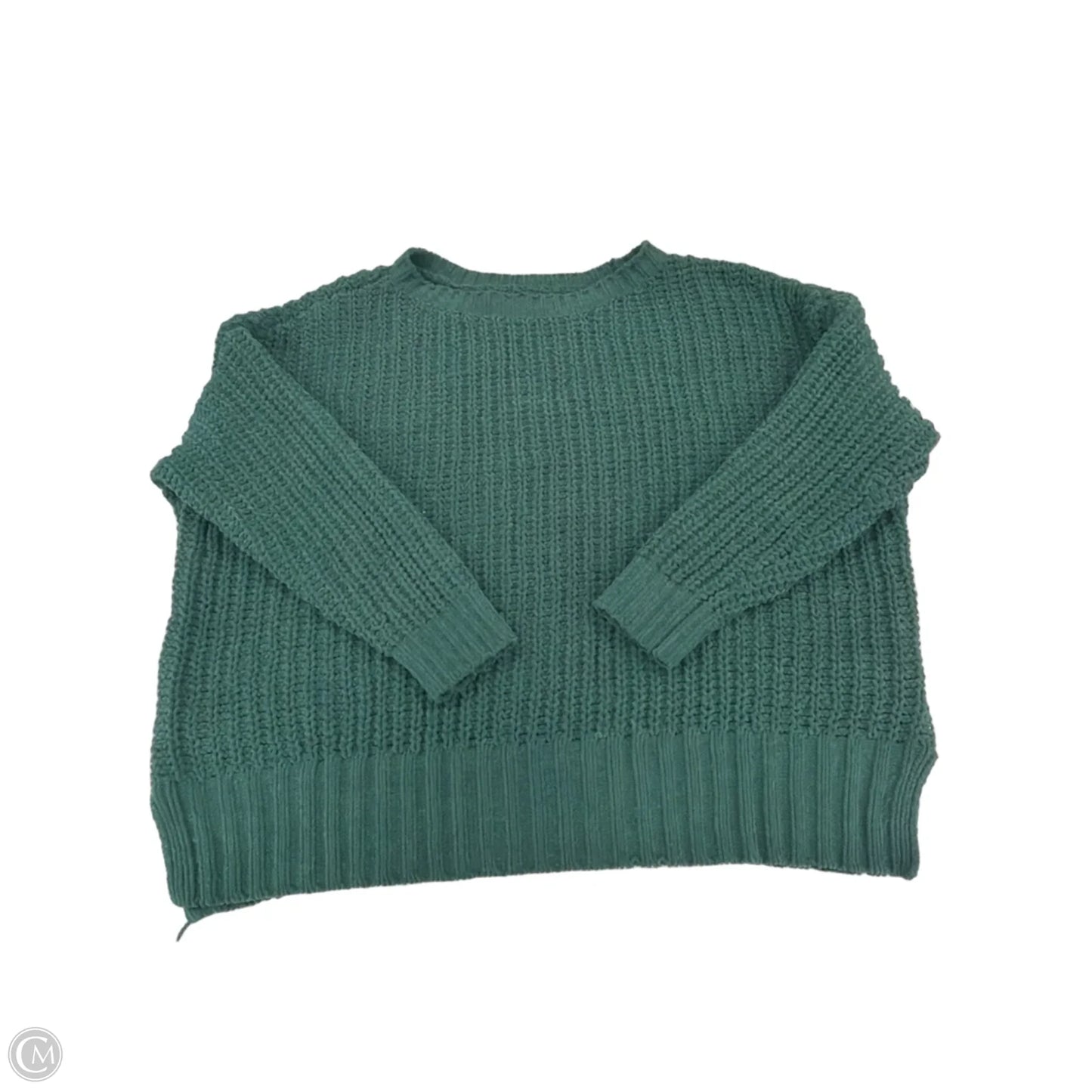 Sweater By American Eagle In Green, Size: Xs