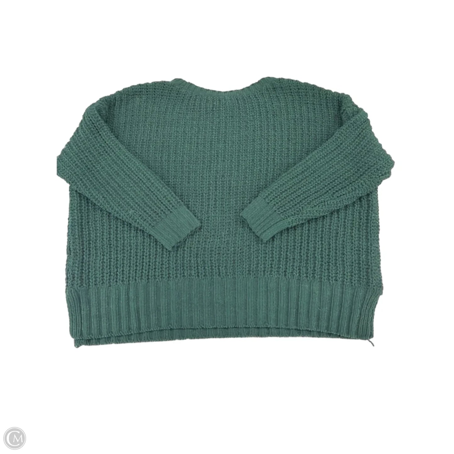 Sweater By American Eagle In Green, Size: Xs