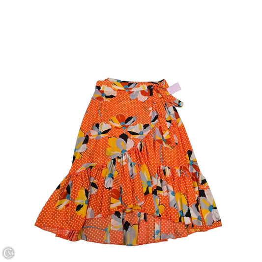 Skirt Mini & Short By Cabi In Orange, Size: Xs