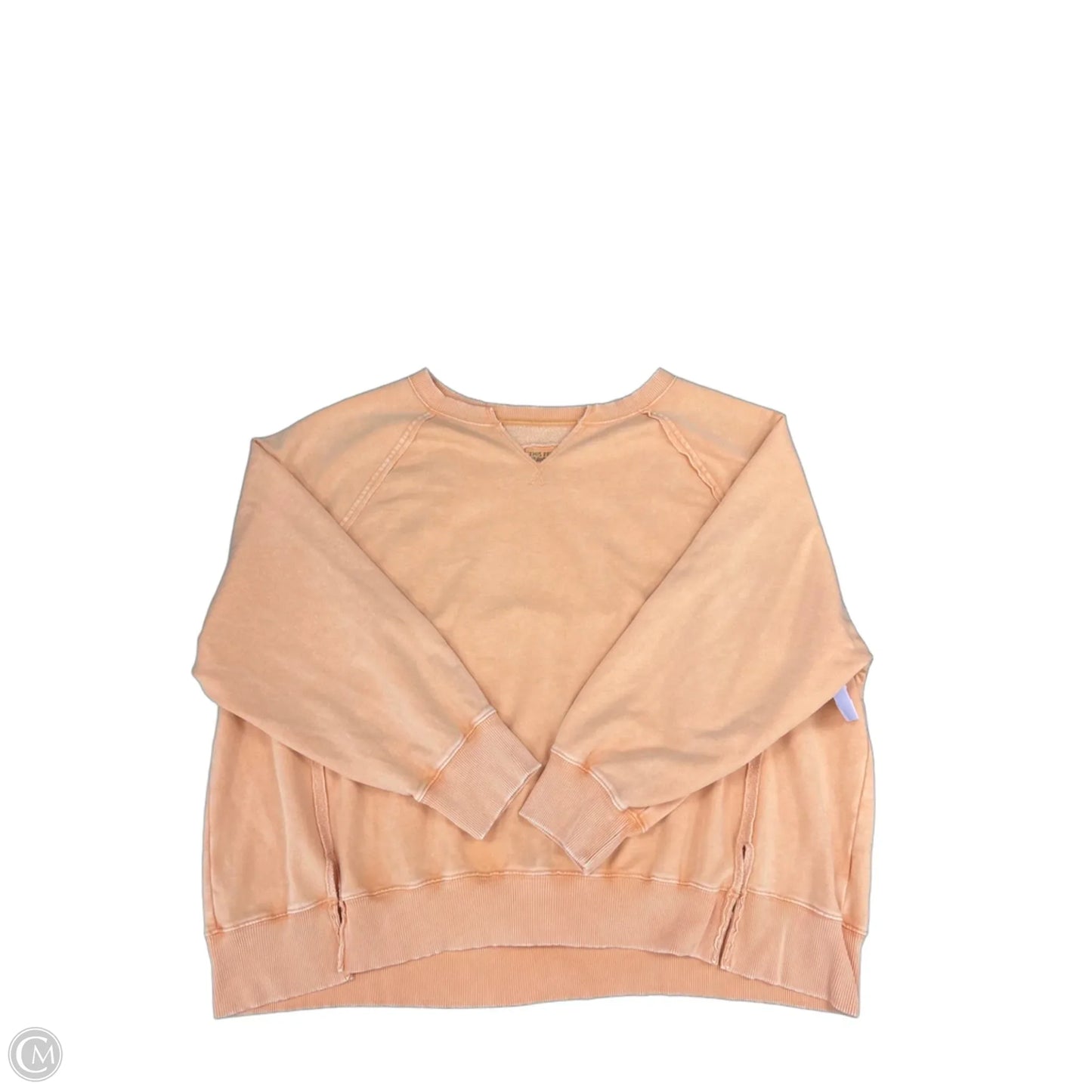 Top Long Sleeve By American Eagle In Orange, Size: Xl