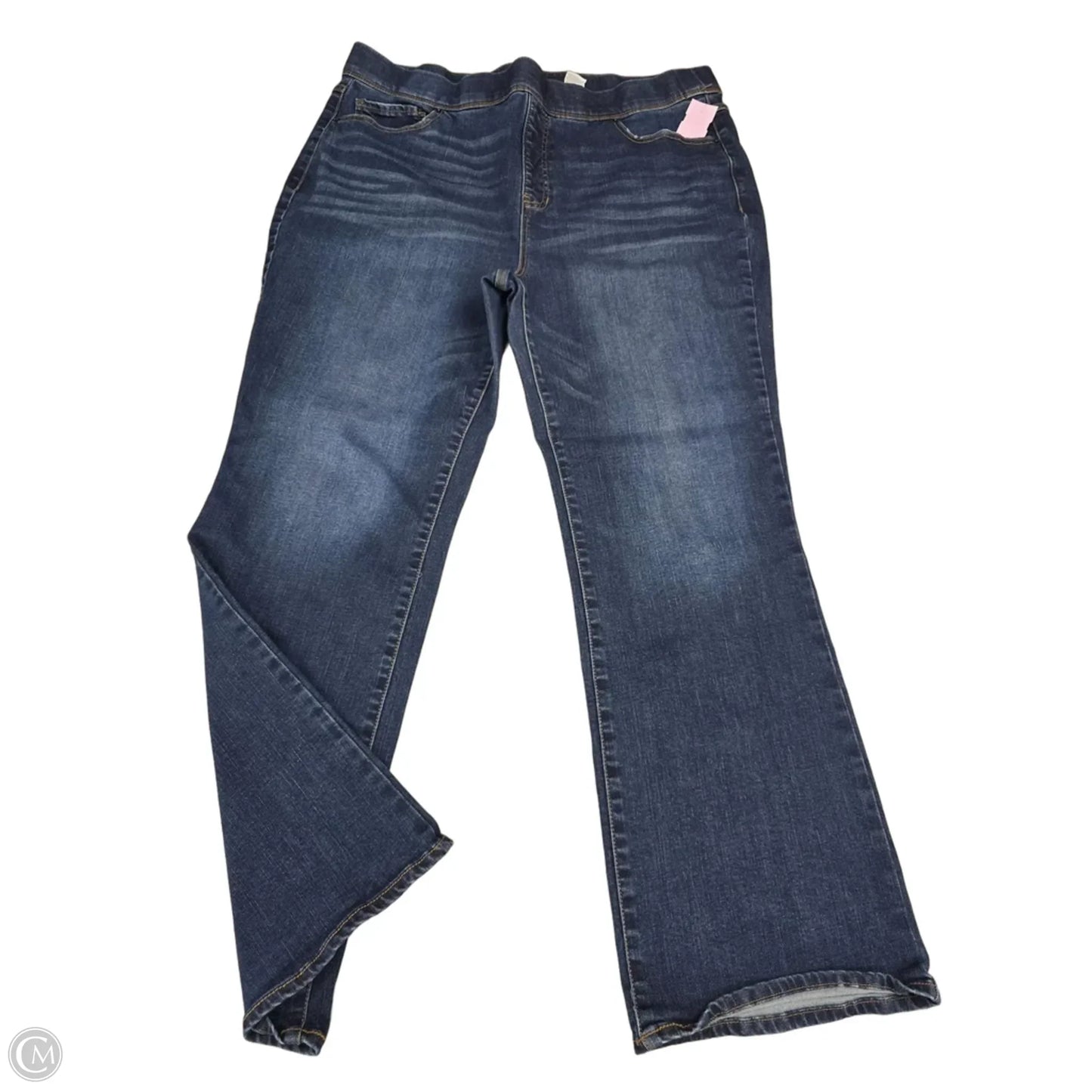 Jeans Boot Cut By Terra & Sky In Blue Denim, Size: 1x