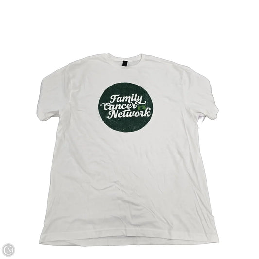 Top Short Sleeve By Gildan In White, Size: Xl
