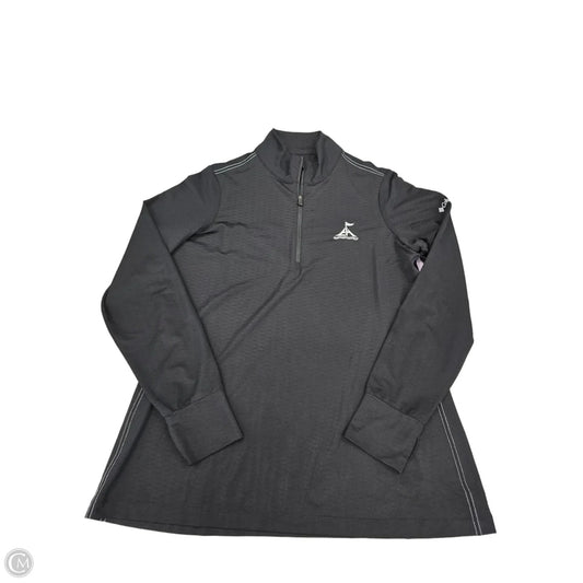Athletic Top Long Sleeve Collar By Columbia In Black, Size: Xl