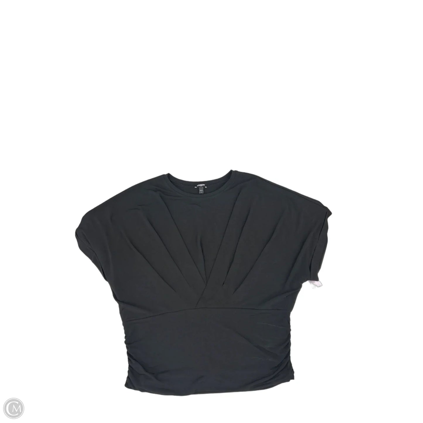 Top Short Sleeve By Express In Black, Size: Xl