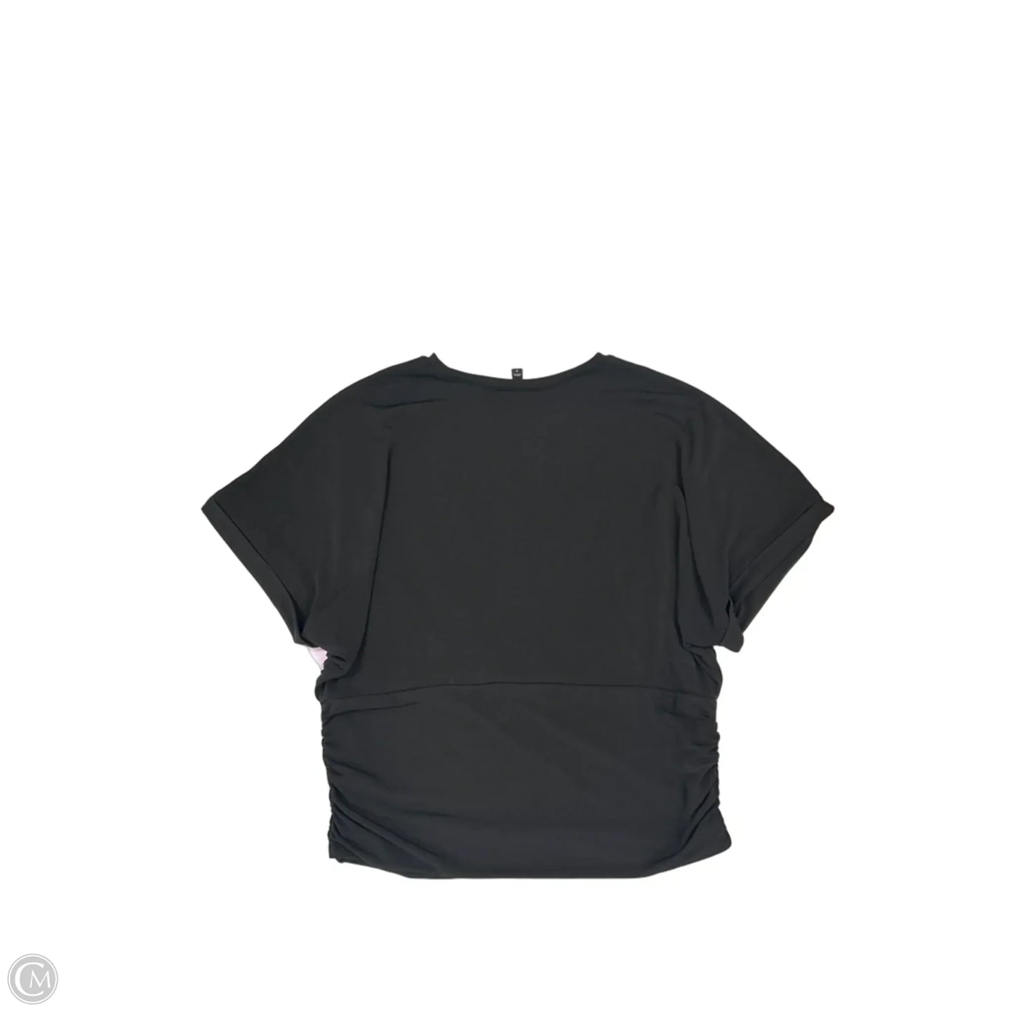 Top Short Sleeve By Express In Black, Size: Xl