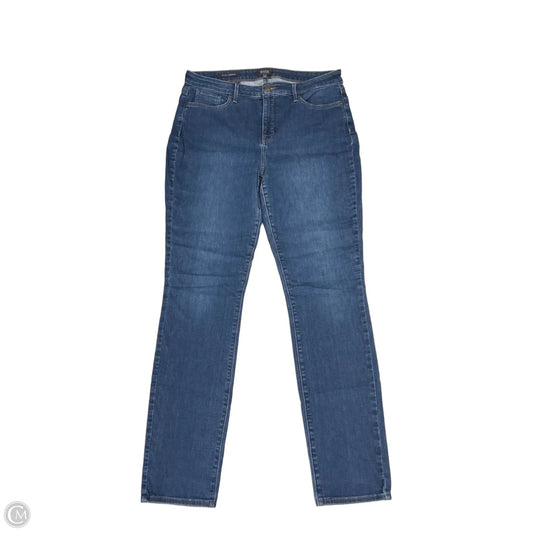 Jeans Straight By Not Your Daughters Jeans In Blue Denim, Size: 12
