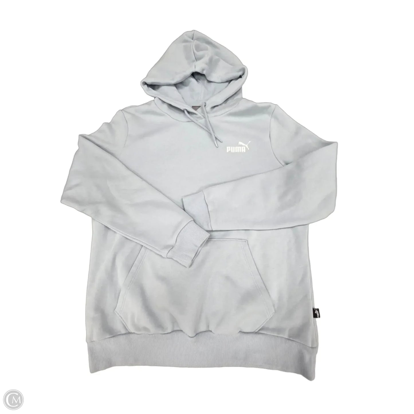 Sweatshirt Hoodie By Puma In Blue, Size: L