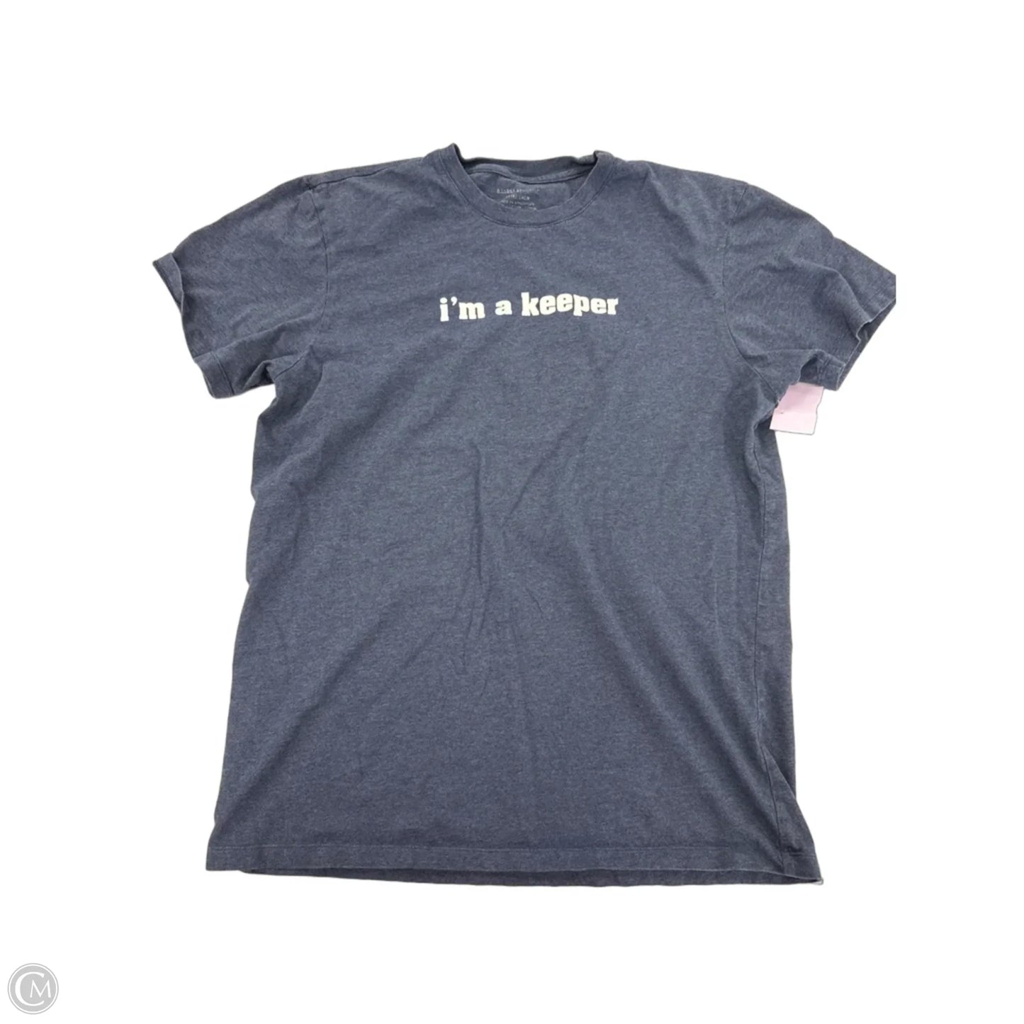 Top Short Sleeve By Banana Republic In Blue, Size: M