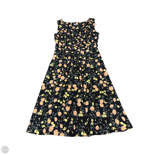Dress Casual Short By Lands End In Black & Yellow, Size: Xs