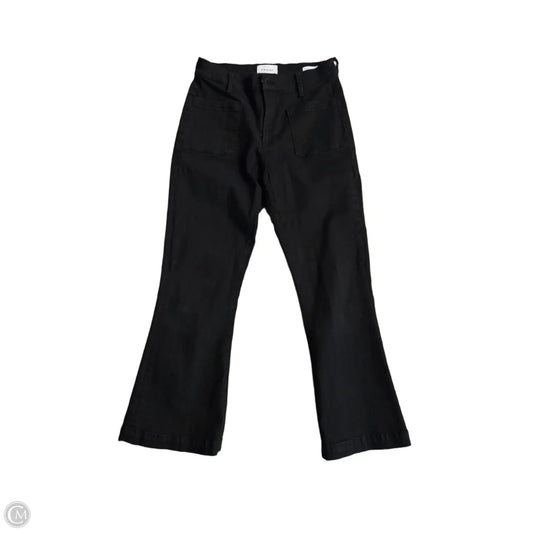 Jeans Flared By Frame In Black, Size: 4