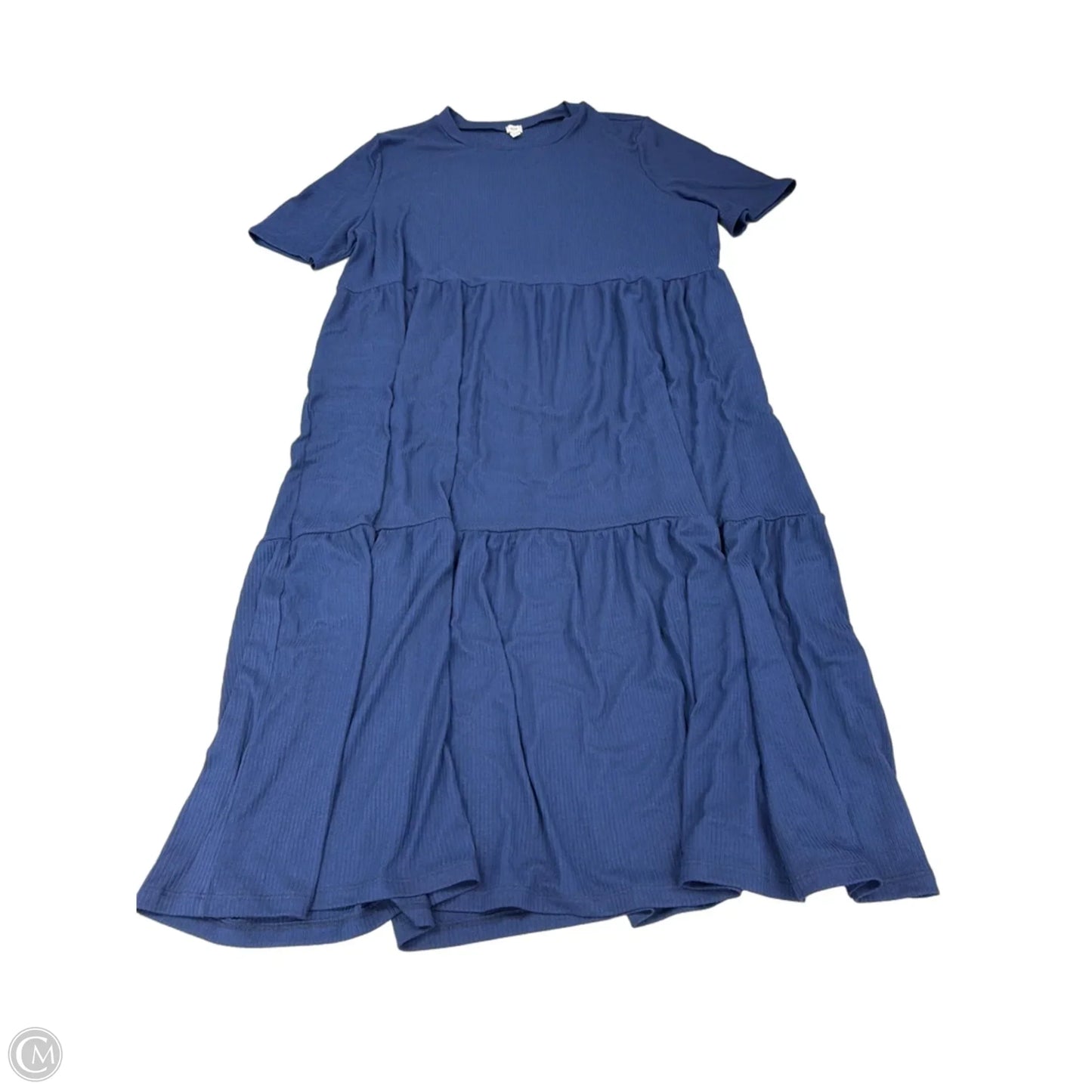 Dress Casual Midi By Cme In Blue, Size: 3x