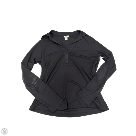 Top Long Sleeve By Ana In Black, Size: Xl