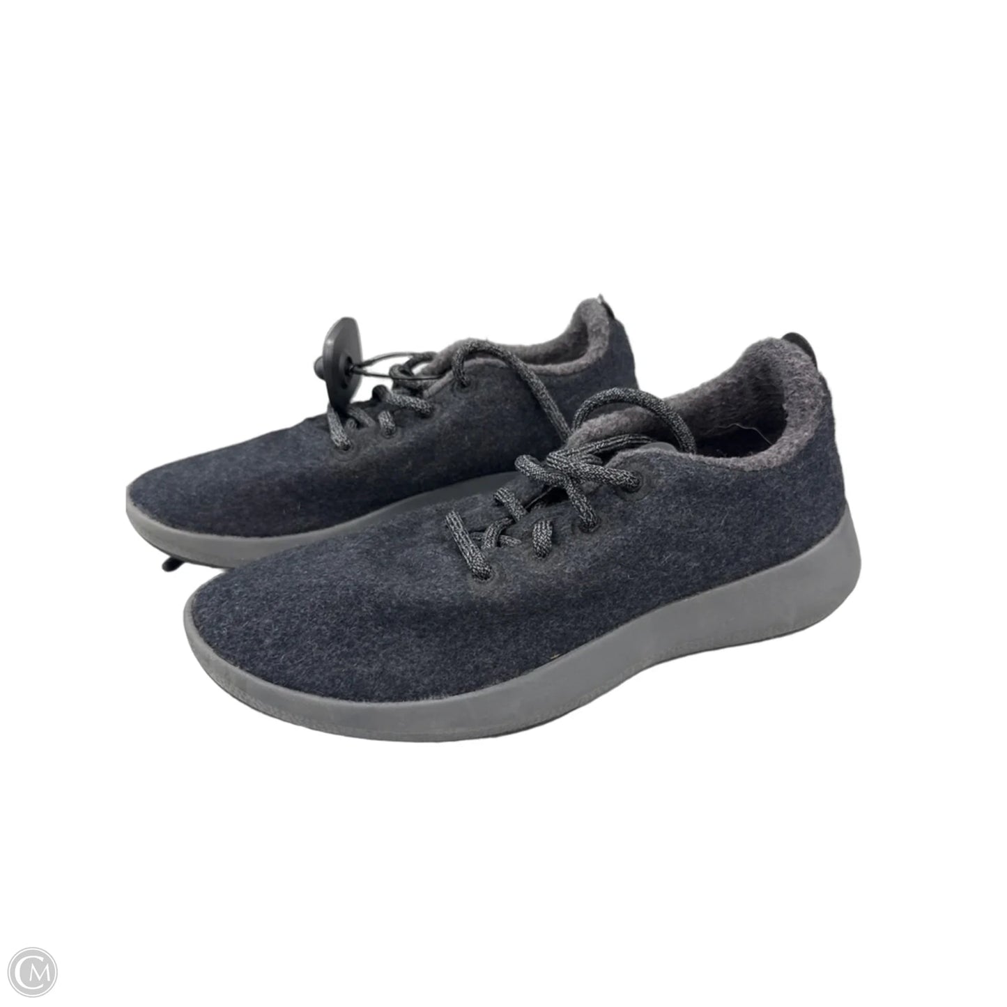 Shoes Sneakers By Allbirds In Black & Grey, Size: 9