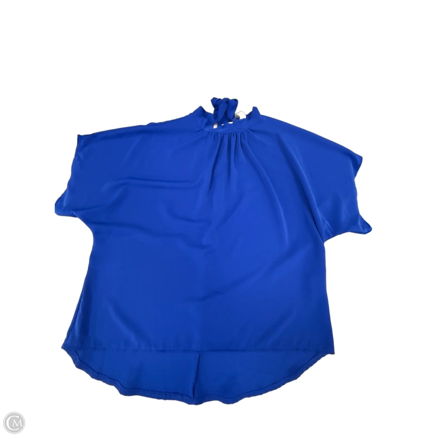 Top Short Sleeve By Cme In Blue, Size: S
