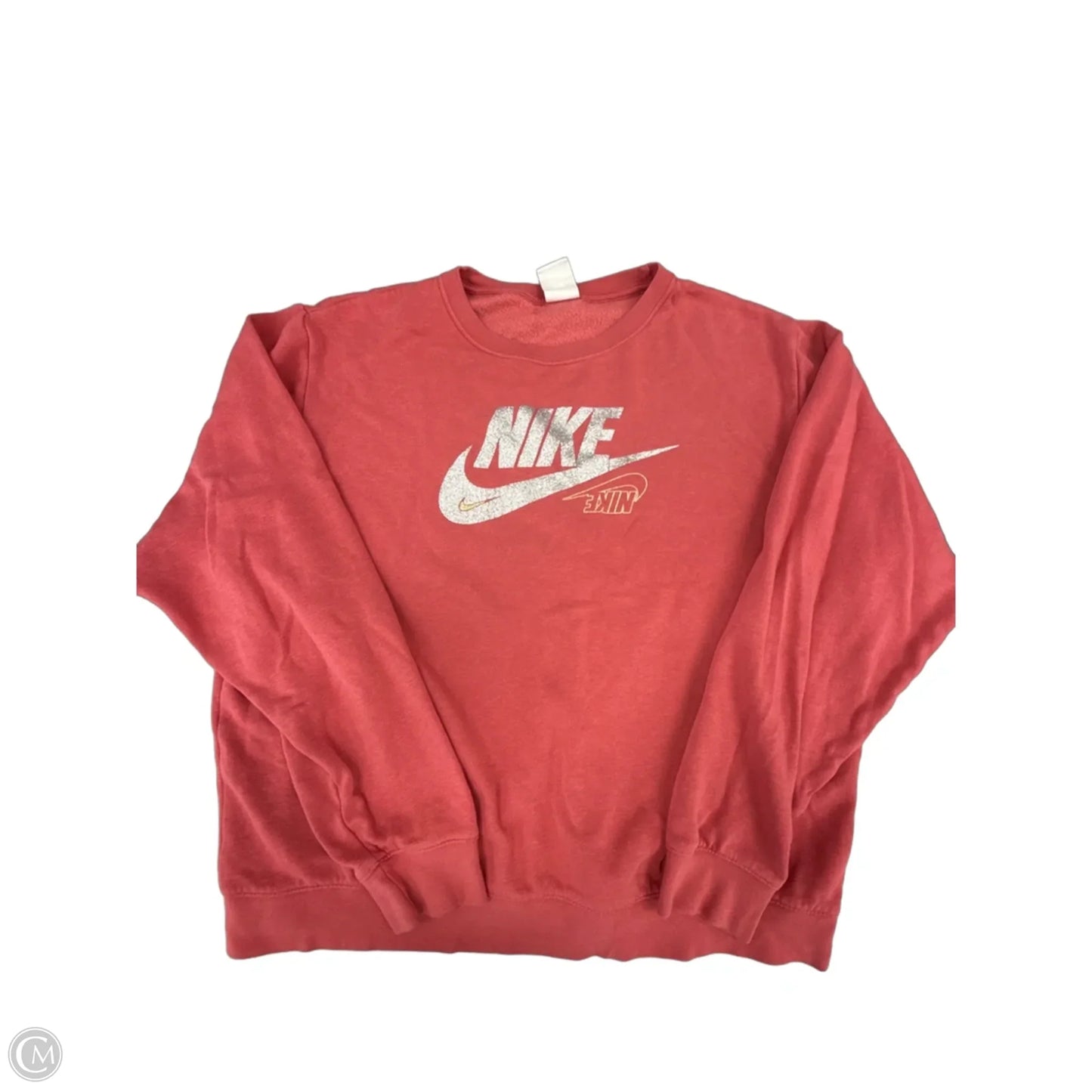 Top Long Sleeve By Nike In Pink, Size: Xl