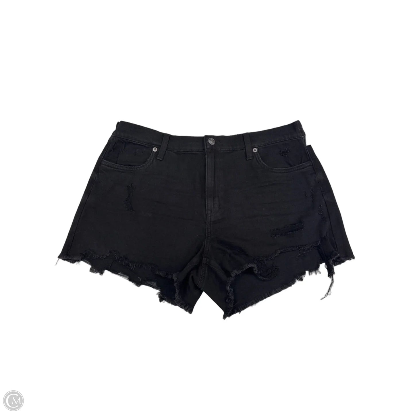 Shorts By Aerie In Black Denim, Size: 12