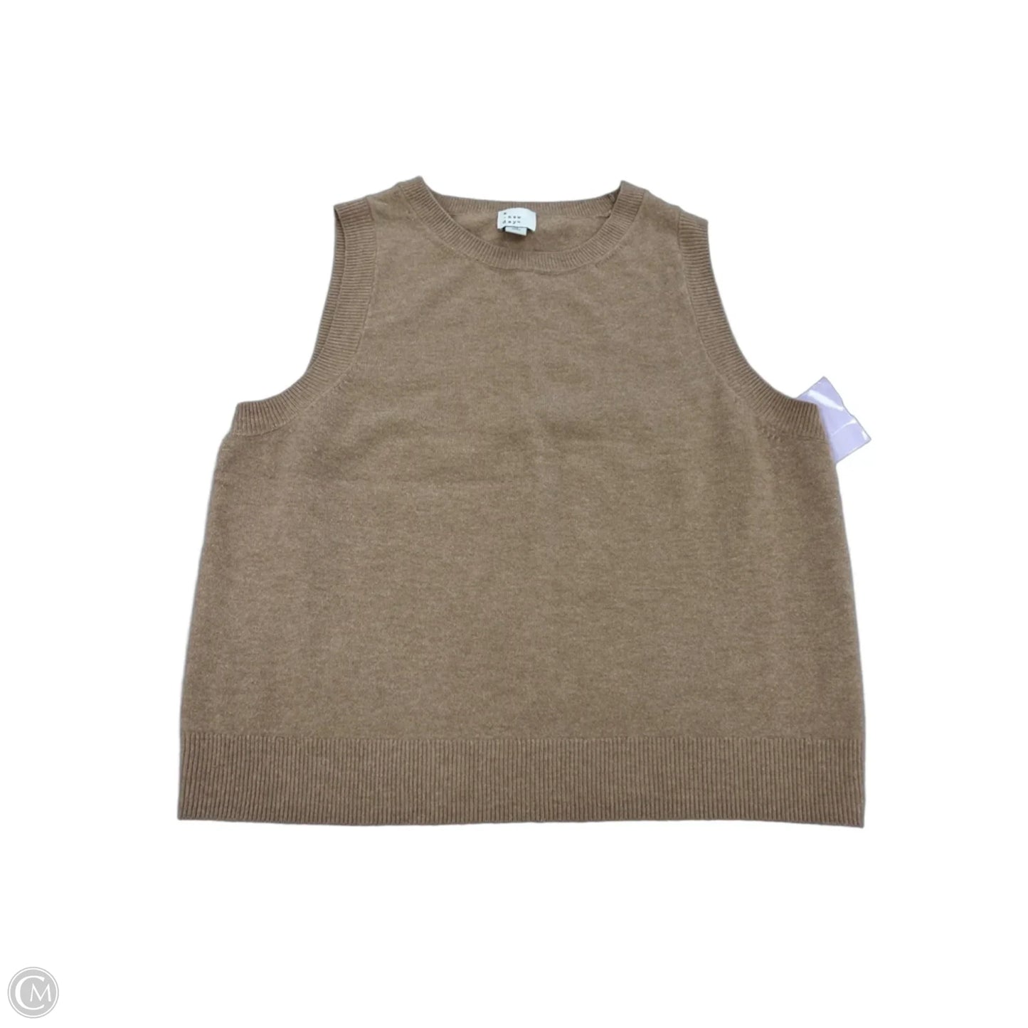 Tank Top By A New Day In Tan, Size: M