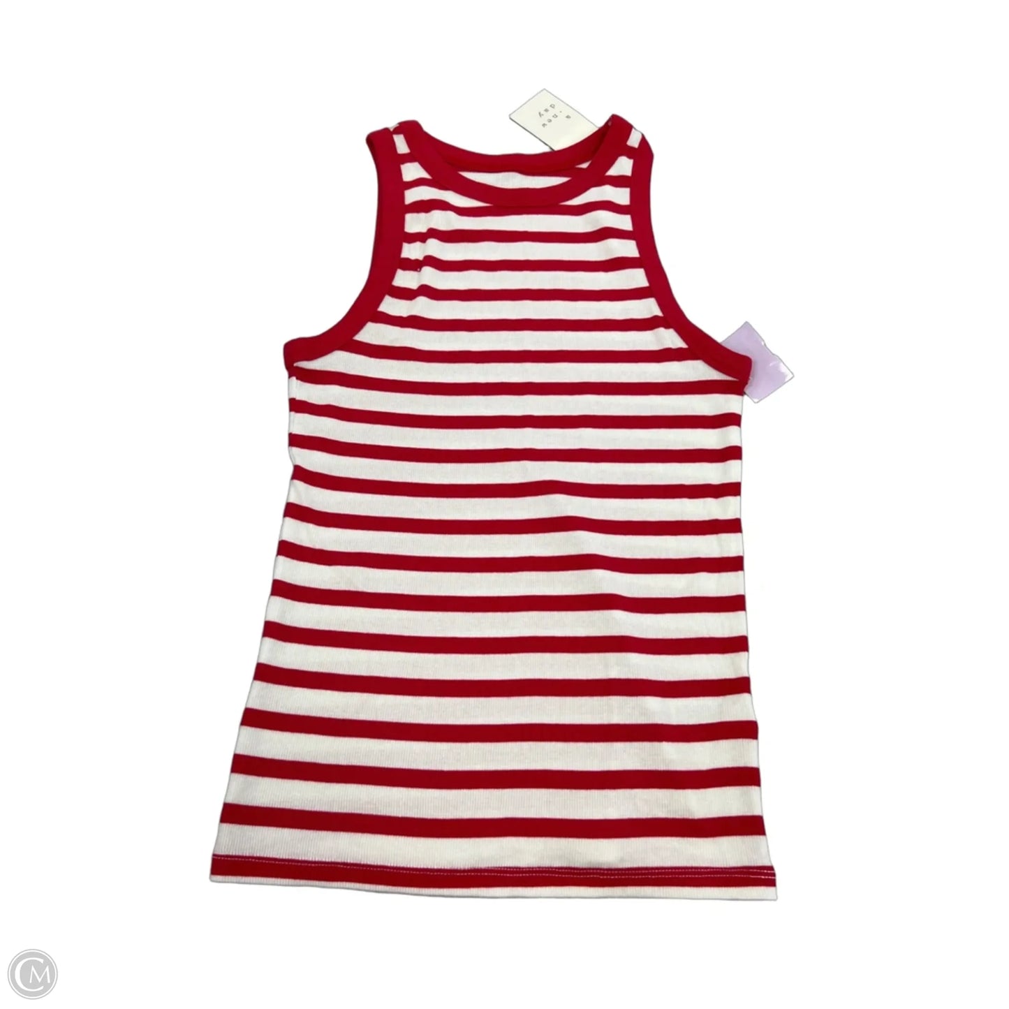 Tank Top By A New Day In Red & White, Size: M