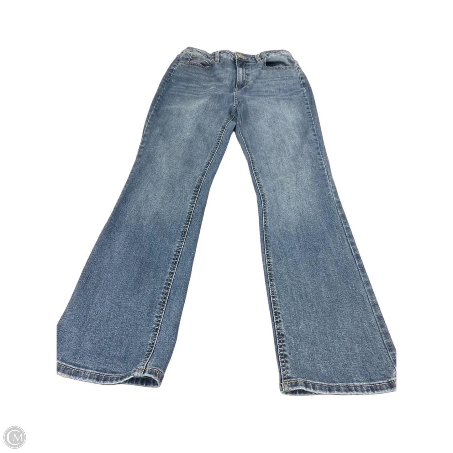 Jeans Straight By Oat In Blue Denim, Size: 10