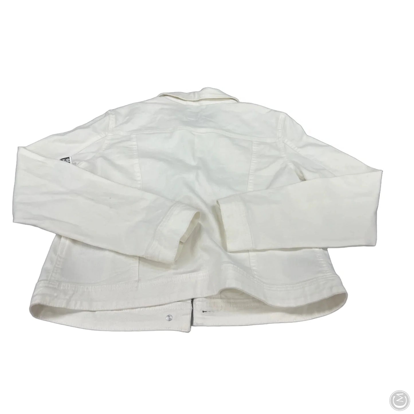 Jacket Denim By Kensie In White Denim, Size: M
