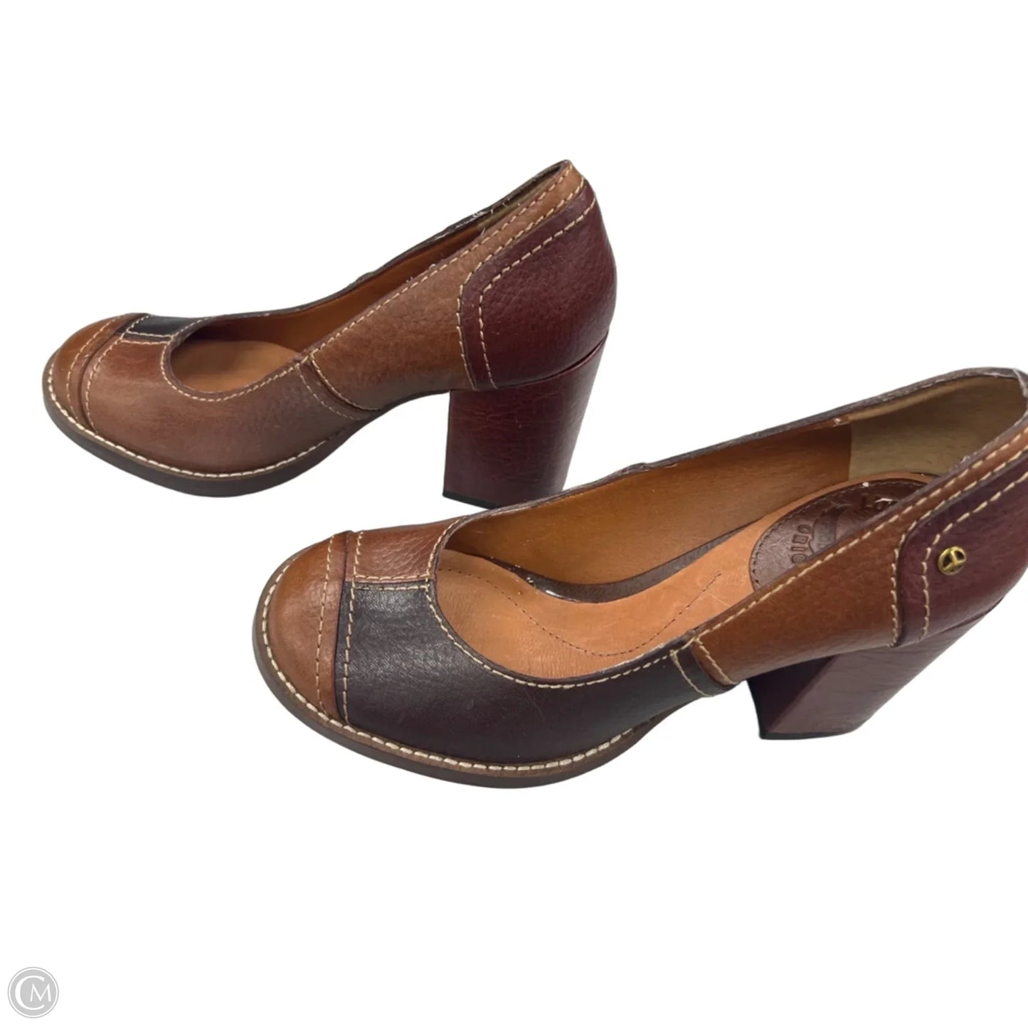 Shoes Heels Block By Lucky Brand In Brown, Size: 7.5