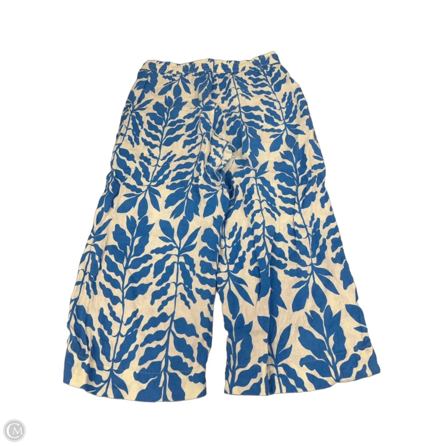 Pants Linen By Rachel Zoe In Blue & White, Size: Xl
