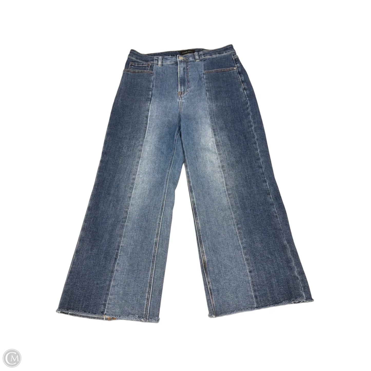 Jeans Wide Leg By Risen In Blue Denim, Size: 12