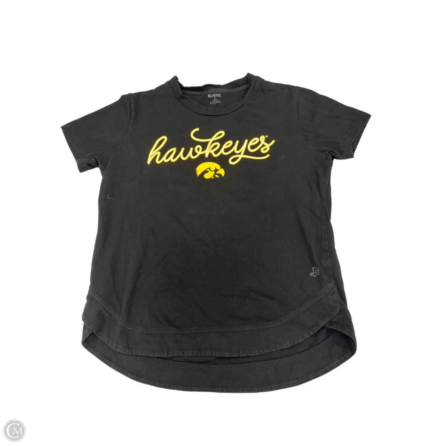 Top Short Sleeve By Authentic In Black, Size: M