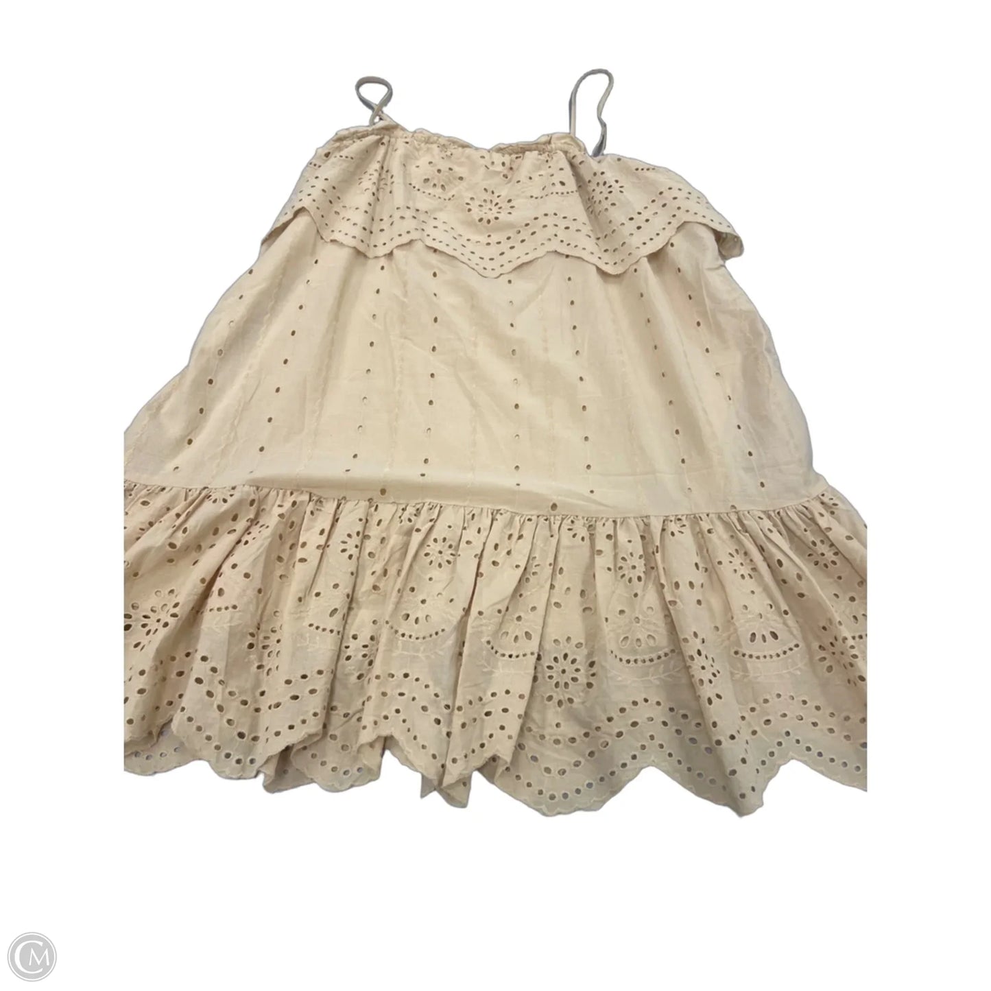 Dress Casual Short By Blu Pepper In Tan, Size: M